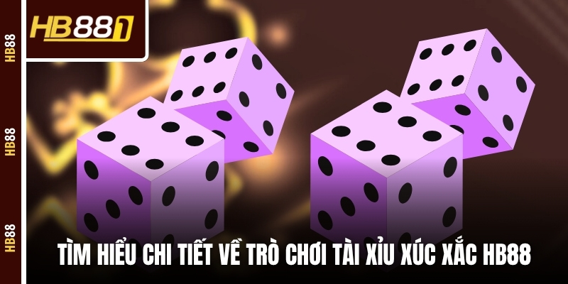 Tìm hiểu chi tiết về trò chơi tài xỉu xúc xắc HB88