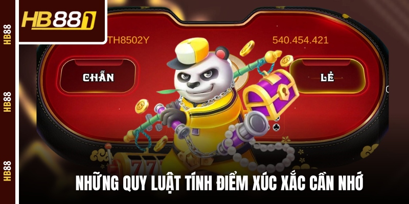 xoc dia can nho Những quy luật tính điểm xúc xắc cần nhớ