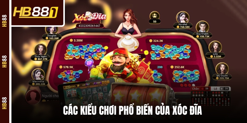 Các kiểu chơi phổ biến của Xóc Đĩa